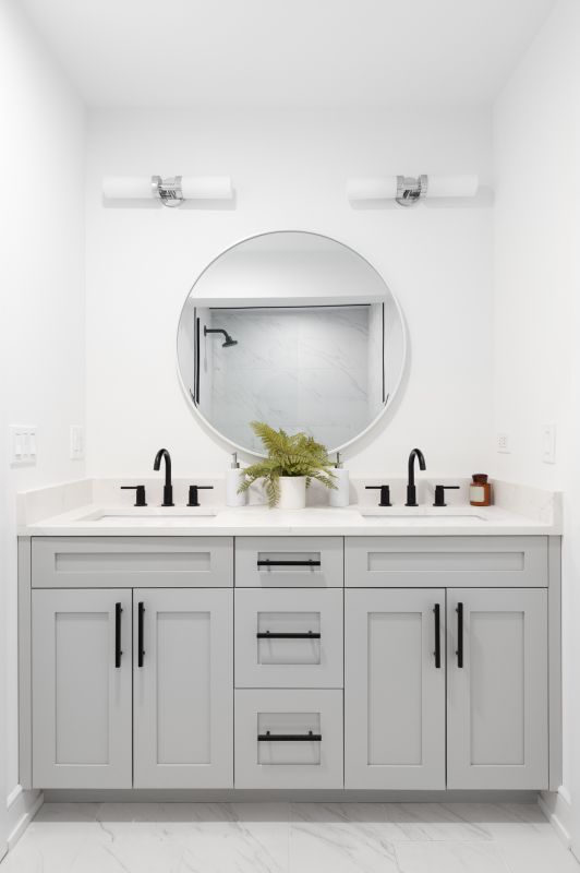 Floating Vanity with Hidden Storage
